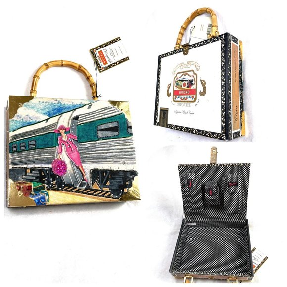Bueno Handbags - NWT Bueno Beaded Cigar Box Purse